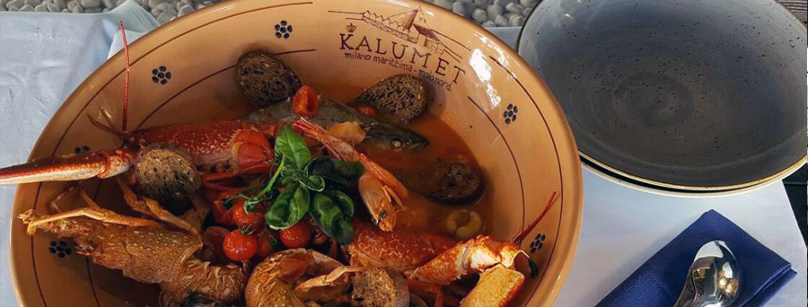 cucina di pesce a Milano Marittima al ristorante Kalumet